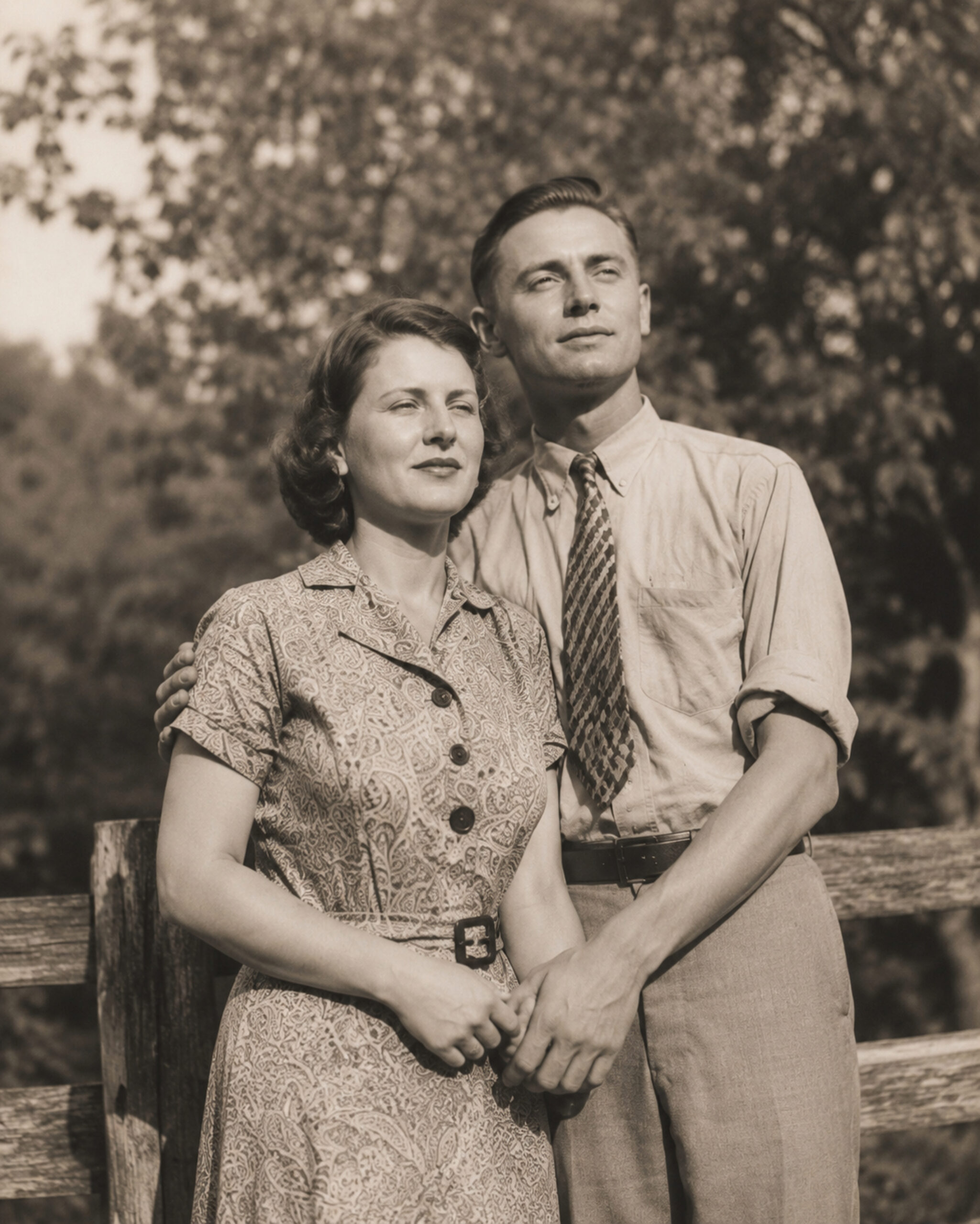 A loving portrait of Jane and Mario