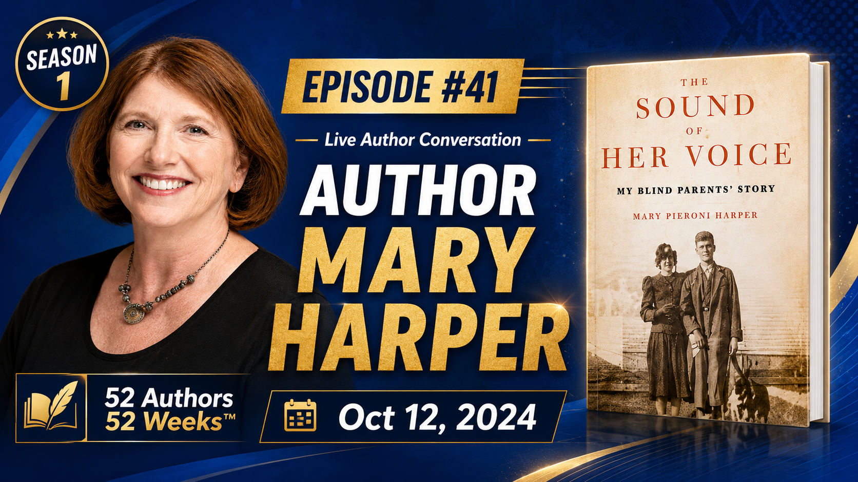 52 Authors 52 Weeks Episode 41 Author Mary Harper interview thumbnail